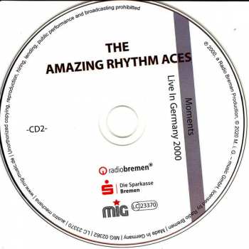 2CD The Amazing Rhythm Aces: Moments - Live In Germany 2000