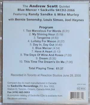 CD The Andrew Scott Quintet: Blue Mercer