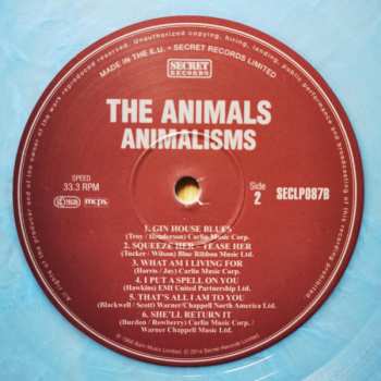 LP The Animals: Animalisms CLR