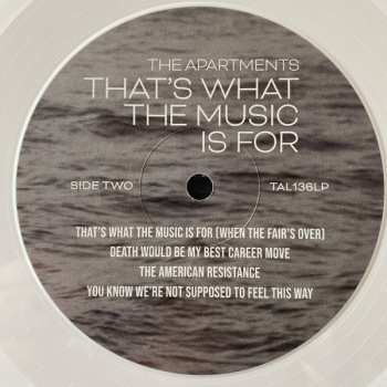 LP The Apartments: That's What The Music Is For