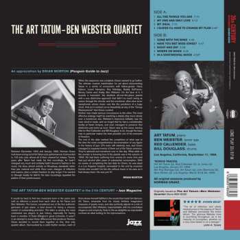 LP The Art Tatum - Ben Webster Quartet: The Art Tatum - Ben Webster Quartet LTD | CLR