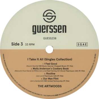 2LP The Artwoods: I Take It All (Singles Collection)