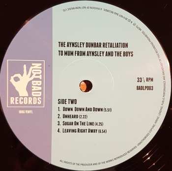 LP The Aynsley Dunbar Retaliation: To Mum, From Aynsley And The Boys