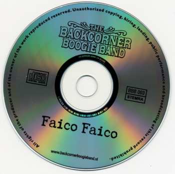 CD The Backcorner Boogie Band: Faico Faico