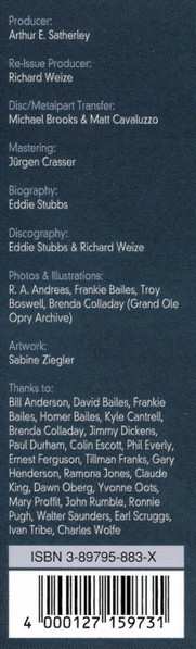 CD Bailes Brothers: Oh So Many Years