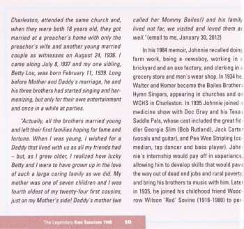 CD Bailes Brothers: Remember Me (The Legendary King Sessions 1946)