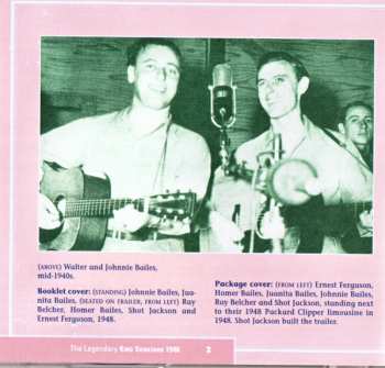 CD Bailes Brothers: Remember Me (The Legendary King Sessions 1946)