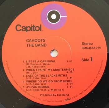LP The Band: Cahoots LTD | CLR