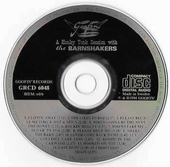 CD The Barnshakers: A Honky Tonk Session With The Barnshakers