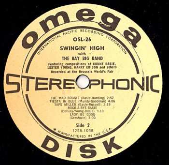 CD Francis Bay Et Son Orchestre: Swingin High