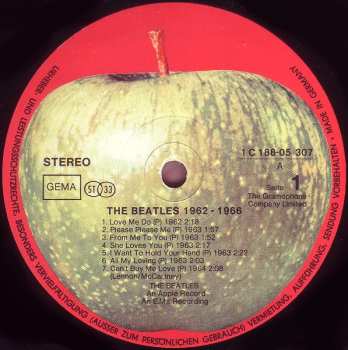 2LP The Beatles: 1962-1966