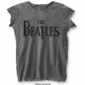 Merch The Beatles: Women's T-shirt Drop T Logo The Beatles 