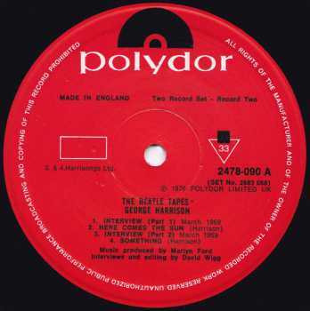 2LP The Beatles: The Beatles Tapes From The David Wigg Interviews