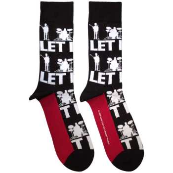 Merch The Beatles: Ankle Socks Let It Be Silhouettes Repeat