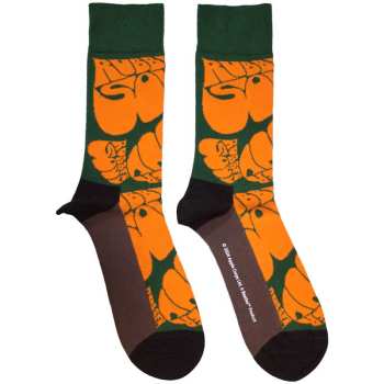 Merch The Beatles: Ankle Socks Rubber Soul Text Repeat