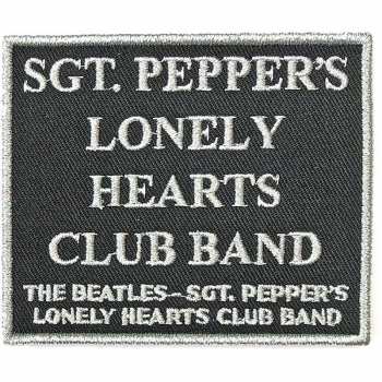 Merch The Beatles: Patch Sgt Pepper's….black 