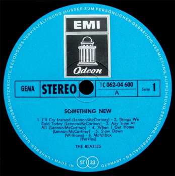 LP The Beatles: Something New