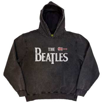 Merch The Beatles: Stone Wash Sweatshirt Guitar & Drop T