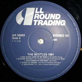 LP The Beatles: Silver Beatles