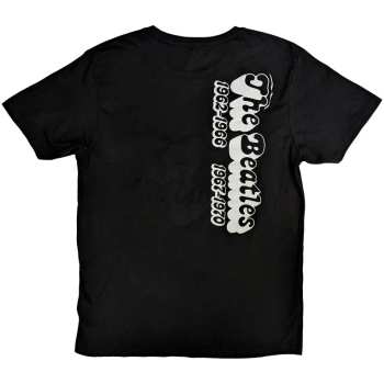 Merch The Beatles: The Beatles Unisex T-shirt: 70s Logo & Years (back Print) (small) S