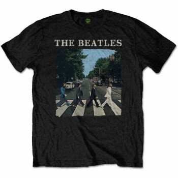 Merch The Beatles: Tričko Abbey Road & Logo The Beatles  S
