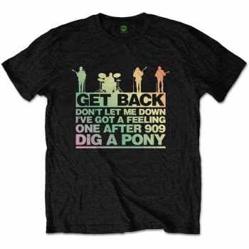 Merch The Beatles: T-shirt Get Back Gradient 