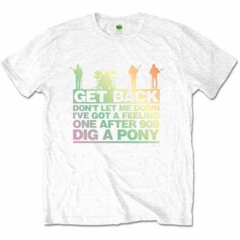 Merch The Beatles: T-shirt Get Back Gradient 