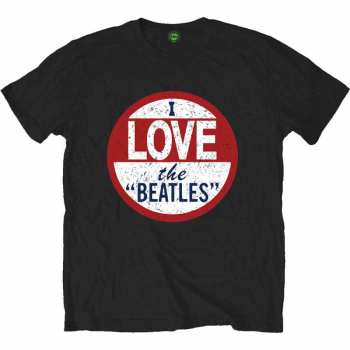 Merch The Beatles: T-shirt I Love 