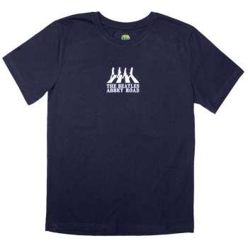 Merch The Beatles: T-shirt Mini Abbey Road Crossing Silhouette