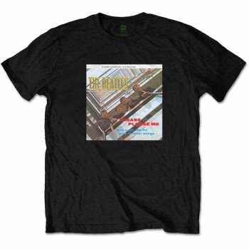 Merch The Beatles: T-shirt Please Please Me Gold 