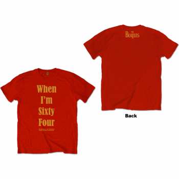 Merch The Beatles: Tričko When I'm Sixty Four  S