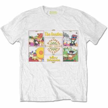 Merch The Beatles: T-shirt Yellow Submarine Sgt Pepper Band 
