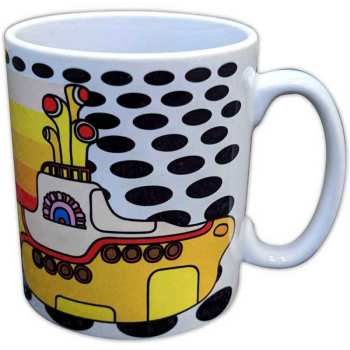 Merch The Beatles: The Beatles Unboxed Mug: Yellow Submarine Coloured Stripes (white)