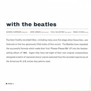 CD The Beatles: With The Beatles DLX | LTD | DIGI