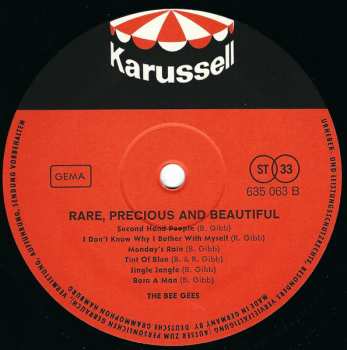 LP Bee Gees: Rare, Precious & Beautiful