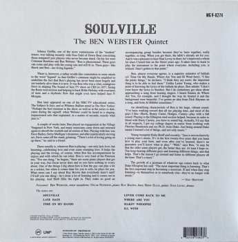 LP The Ben Webster Quintet: Soulville