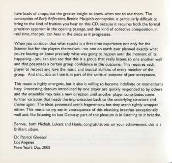 CD The Bennie Maupin Quartet: Early Reflections