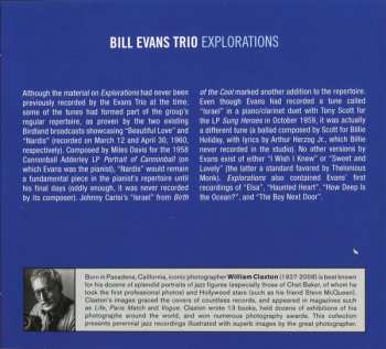 CD The Bill Evans Trio: Explorations LTD | DIGI