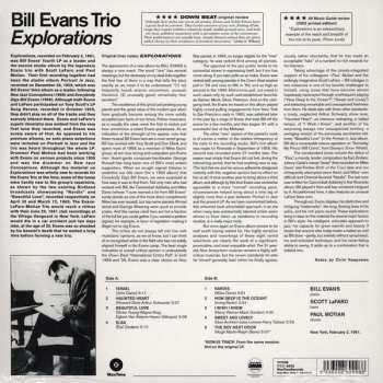 LP The Bill Evans Trio: Explorations LTD