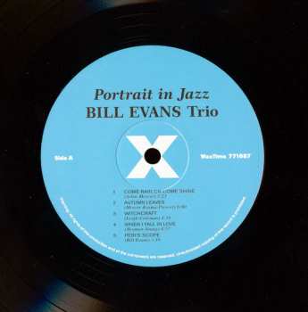 LP The Bill Evans Trio: Portrait In Jazz