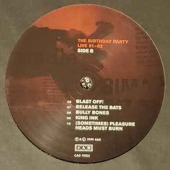 2LP/CD The Birthday Party: Live 81-82