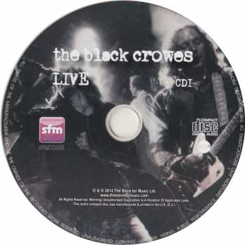 2CD The Black Crowes: Live