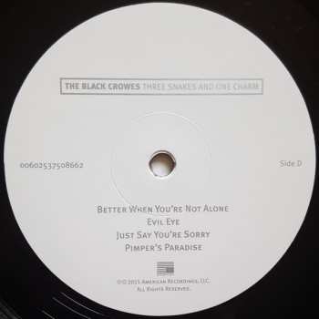 2LP The Black Crowes: Three Snakes And One Charm