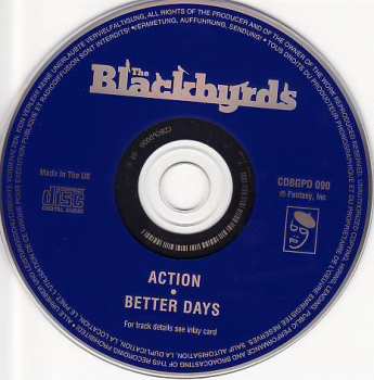 CD The Blackbyrds: Action / Better Days