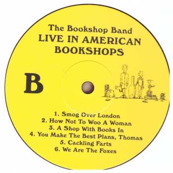 LP The Bookshop Band: Live In American Bookshops LTD