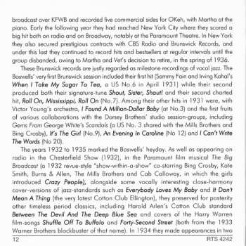 2CD The Boswell Sisters: Shout, Sister, Shout! Their 52 Finest 1931-1936