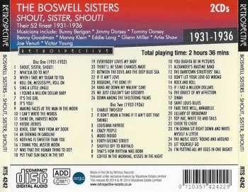 2CD The Boswell Sisters: Shout, Sister, Shout! Their 52 Finest 1931-1936