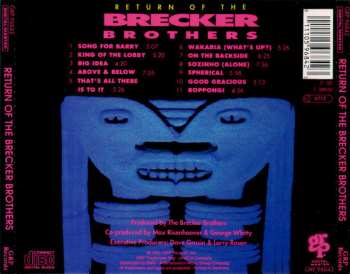 CD The Brecker Brothers: Return Of The Brecker Brothers