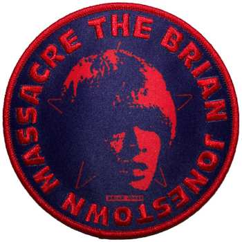 Merch The Brian Jonestown Massacre: Patch Circle Face Navy Blue