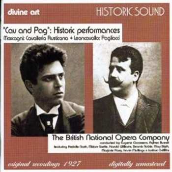 Album British National Opera Company Orchestra: "Cav And Pag": Historic Performances